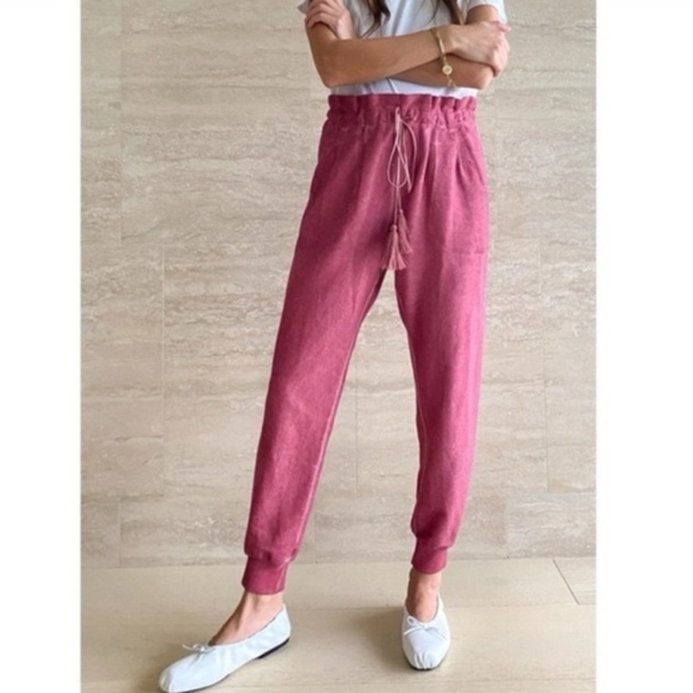 Something Navy Meghan paperbag sweatpant